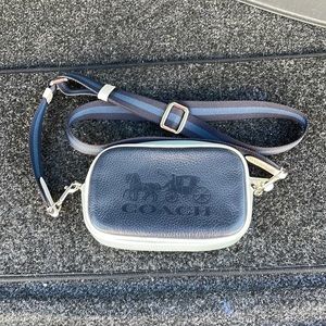 Coach, crossbody/belt bag, Blue